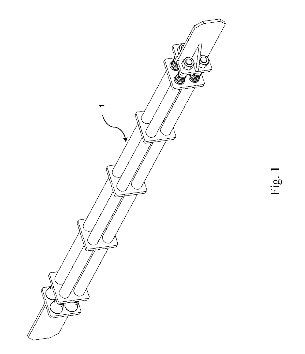 Composite sleeve rod axial dampener for buildings and structures