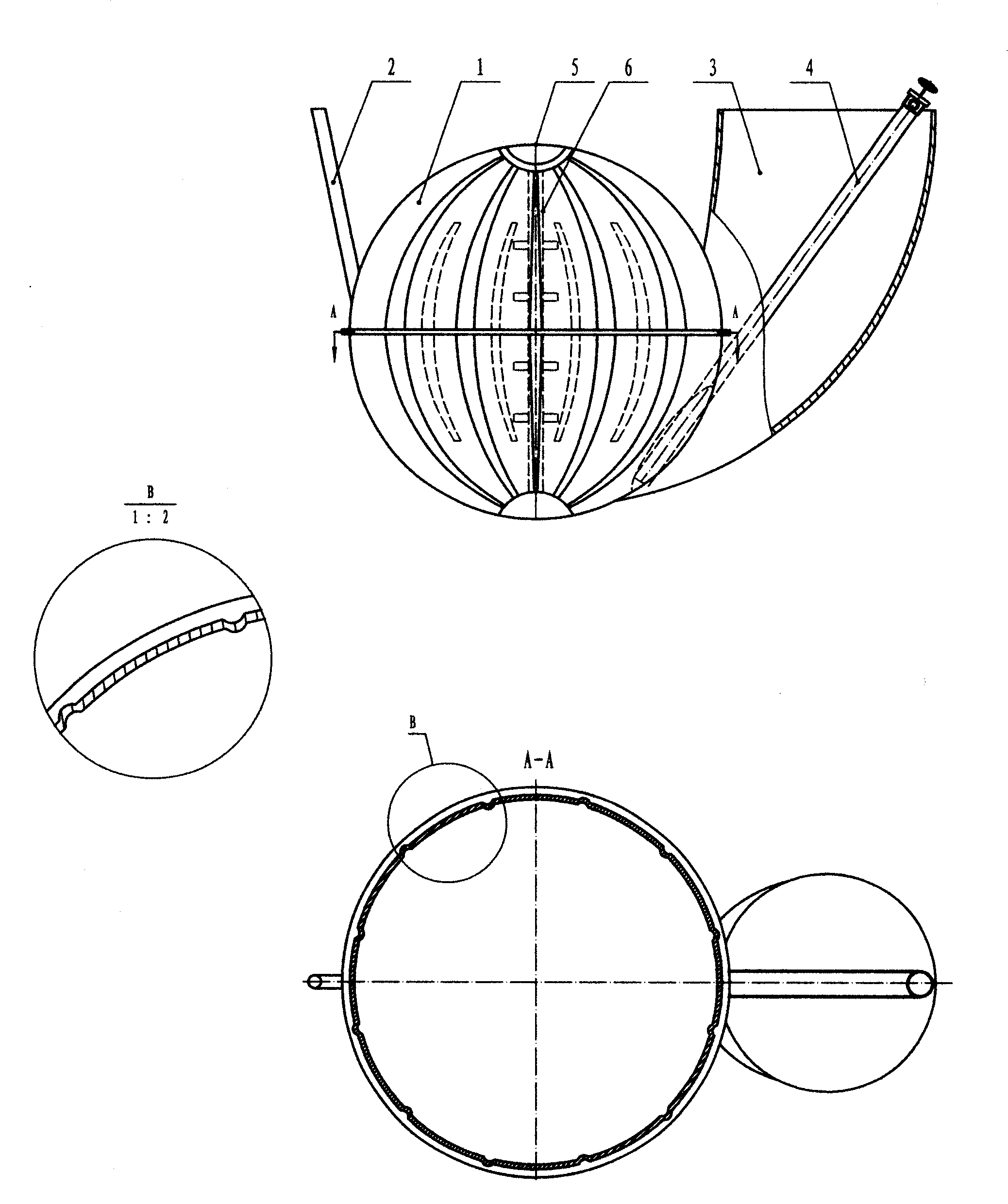 Corrosion resistant marsh gas tank and manufacturing method thereof