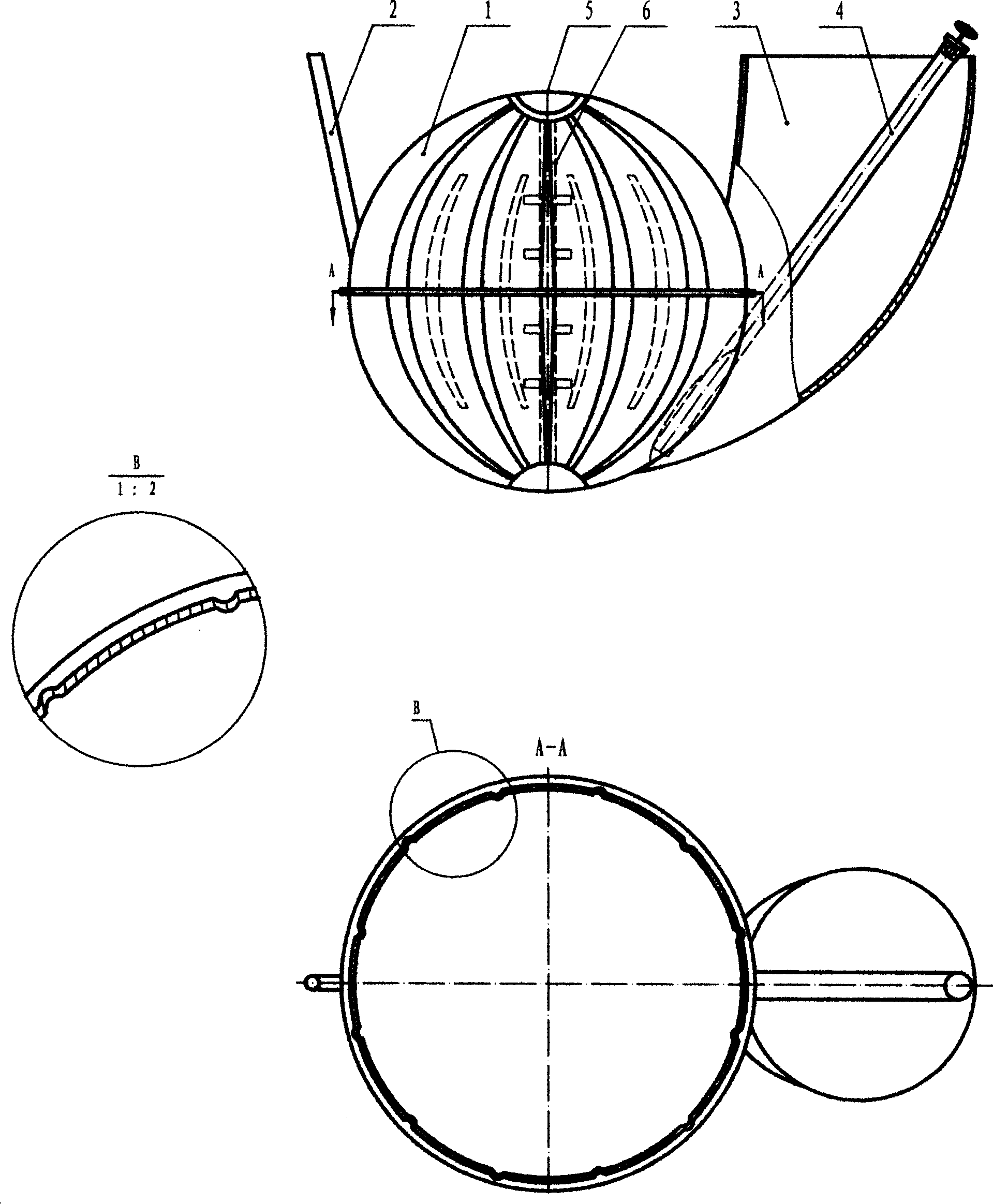 Corrosion resistant marsh gas tank and manufacturing method thereof