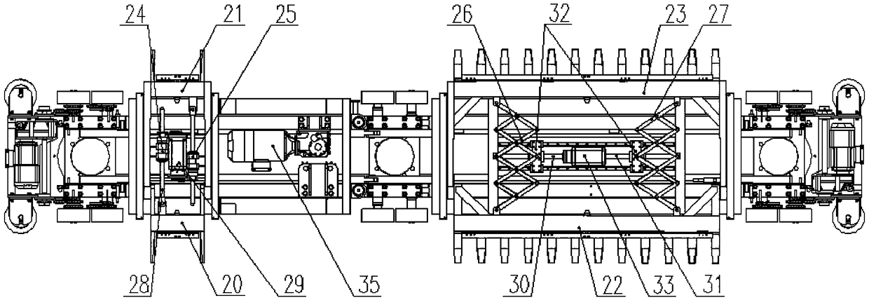 Transporting trolley of three-dimensional parking garage