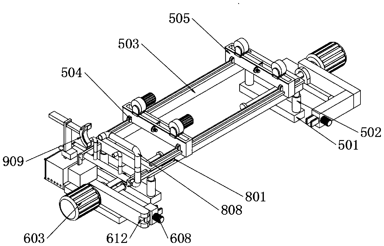 On-site automatic welding device and welding method for large pipelines