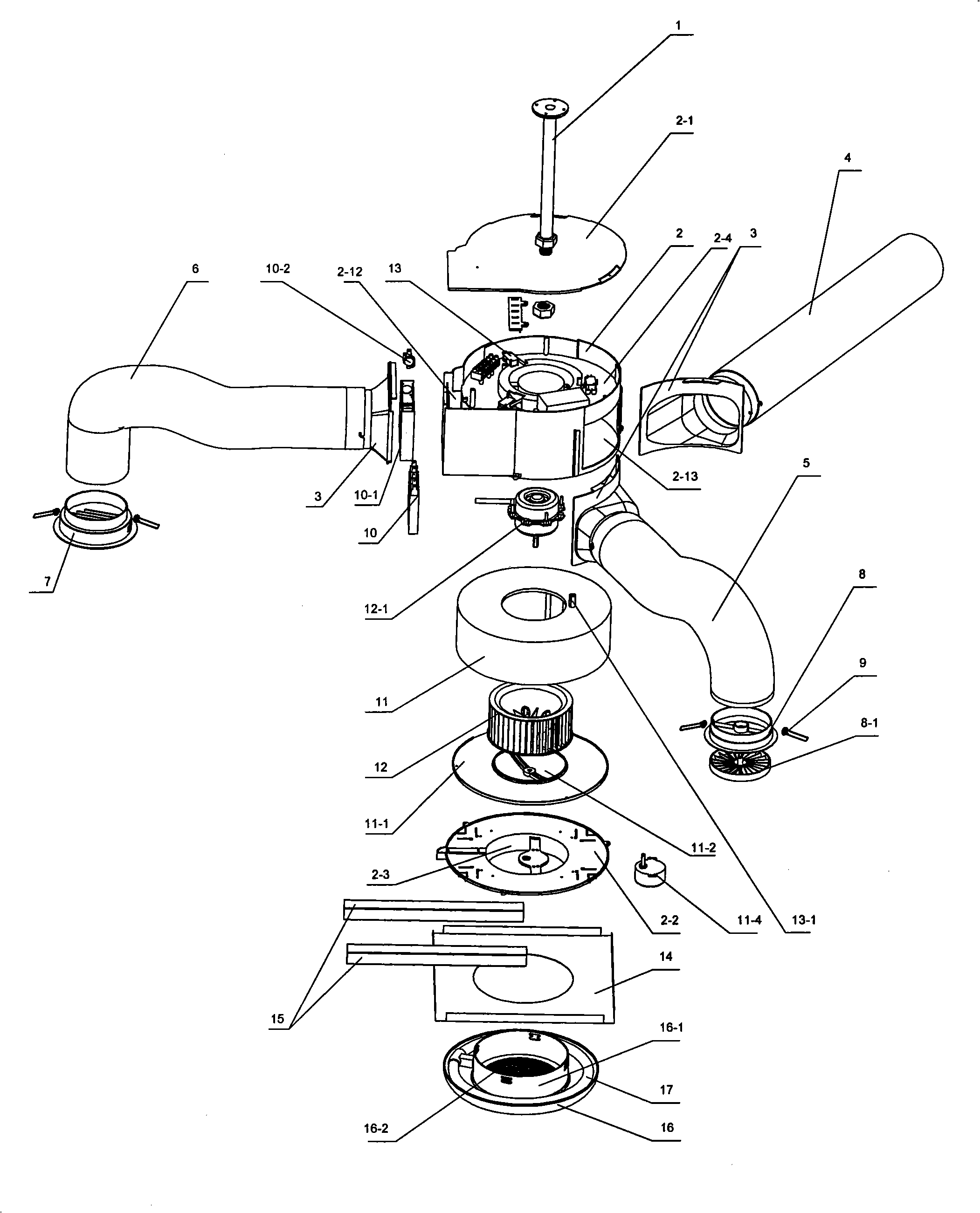 Multifunctional scavenger fan