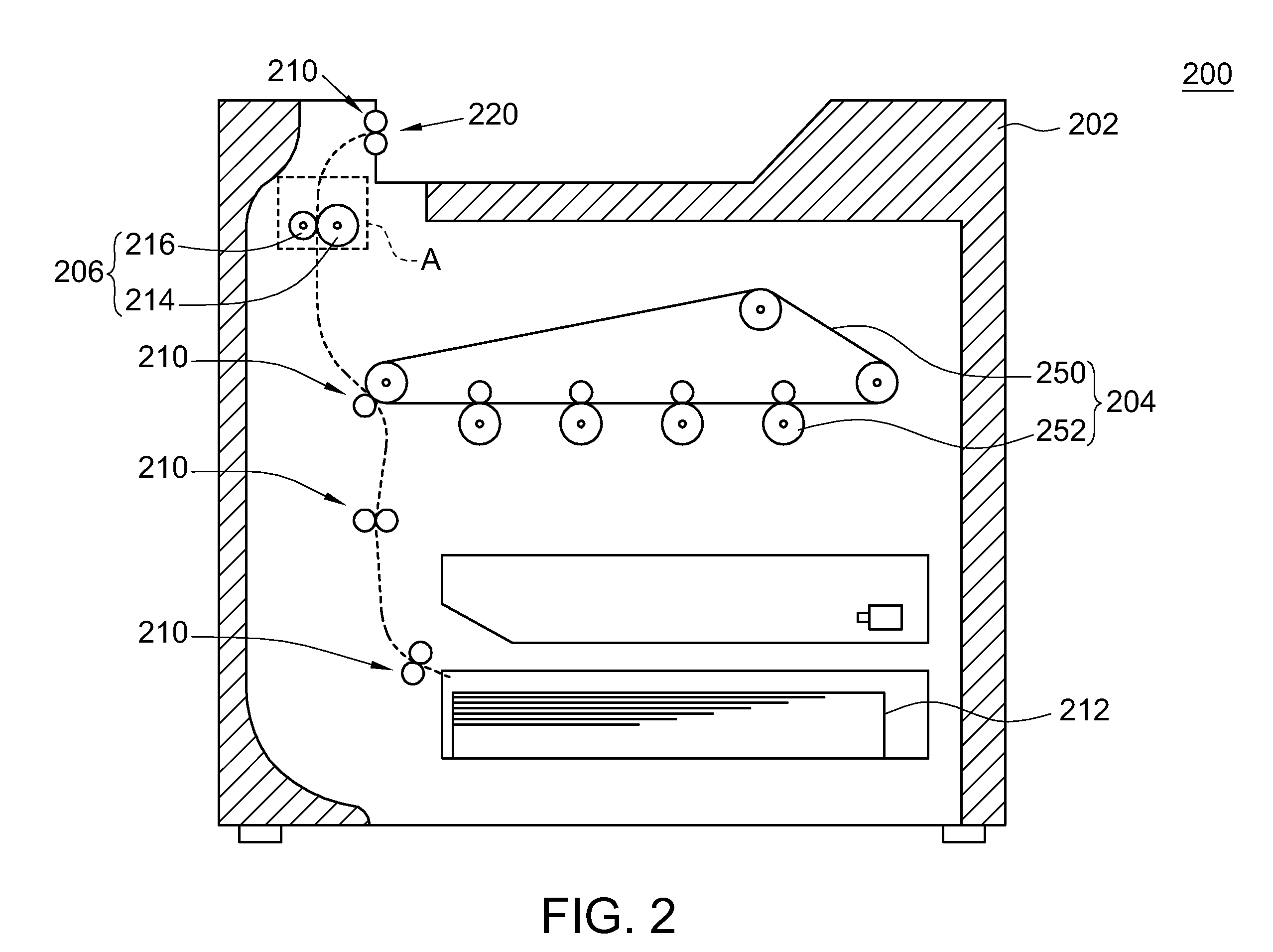 Paper guiding mechanism and printer using the same