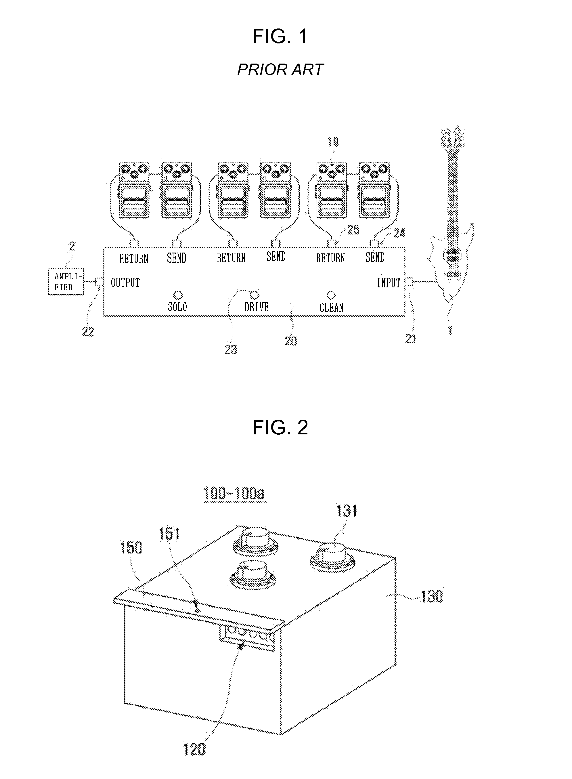 Guitar effector module, and multi-type guitar effector using same