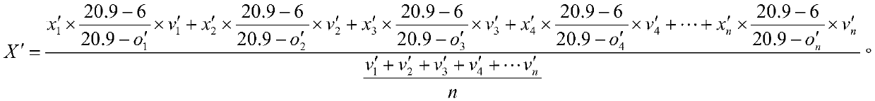 Novel SCR denitration device efficiency calculation method