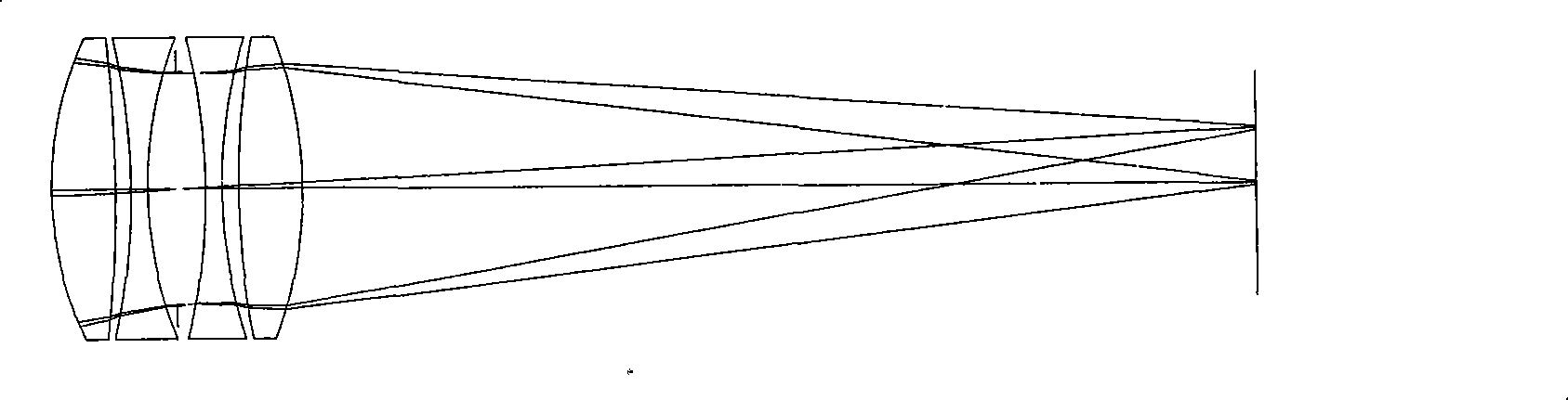 Star sensor lens and its use method in large-temperature range accurate fixed star azimuth measurement