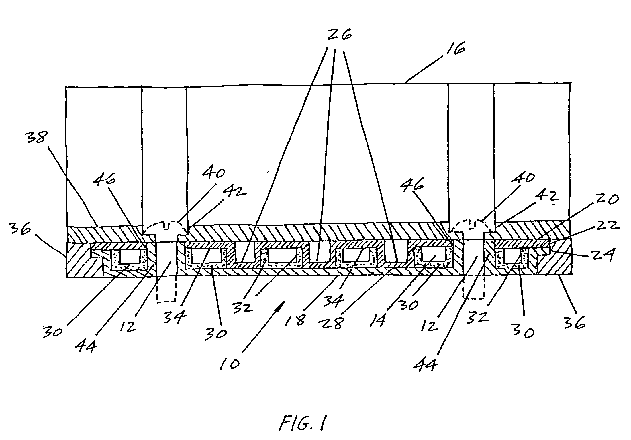 Integrated circuit heat pipe heat spreader with through mounting holes