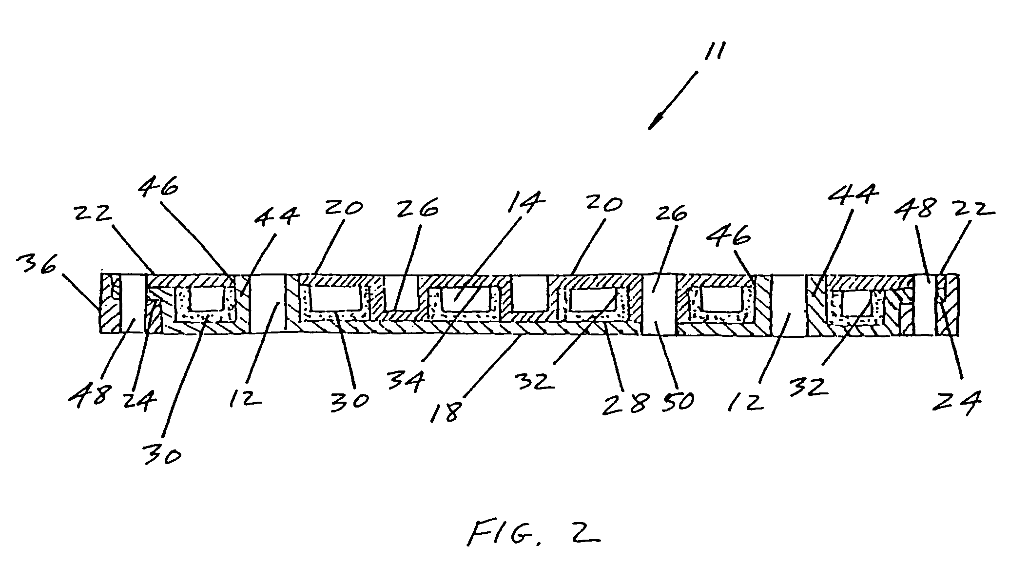 Integrated circuit heat pipe heat spreader with through mounting holes