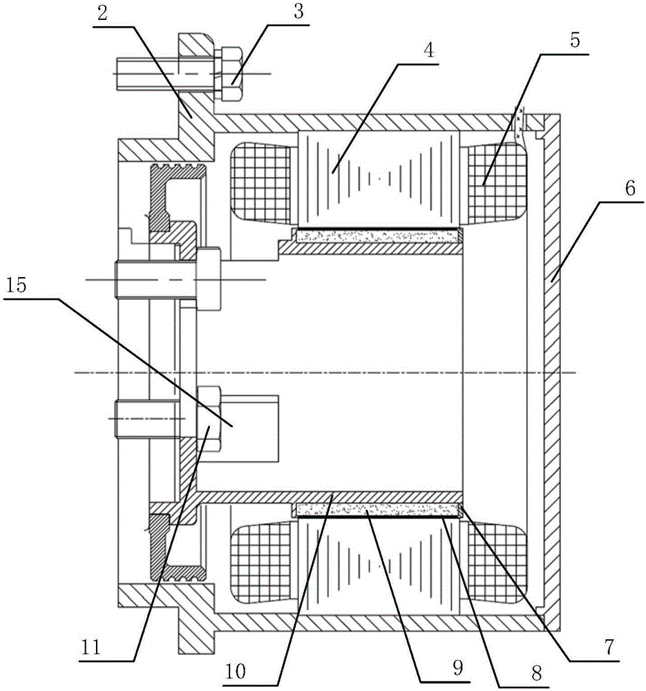 Locomotive axle end permanent magnet synchronous generator