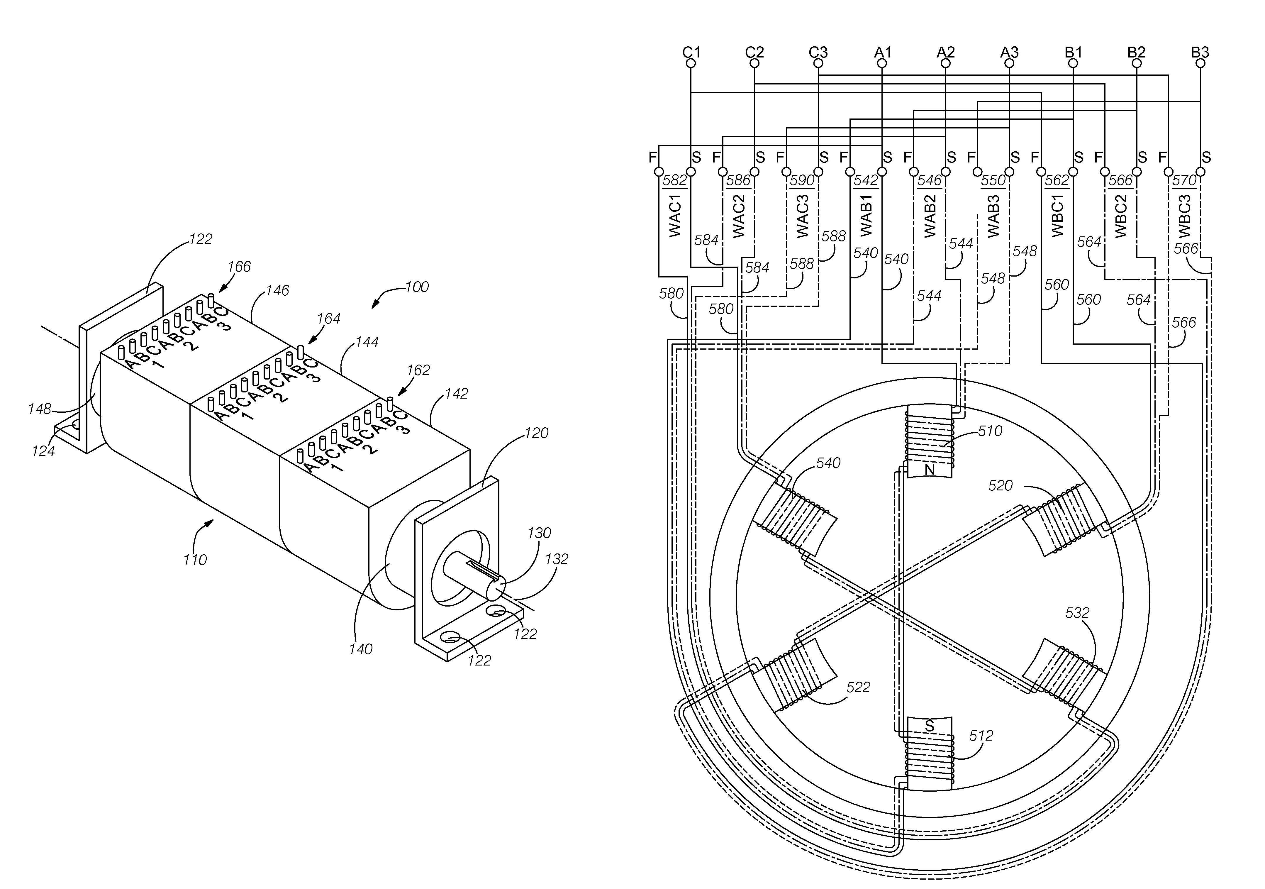 Brushless DC motor having multiple parallel windings