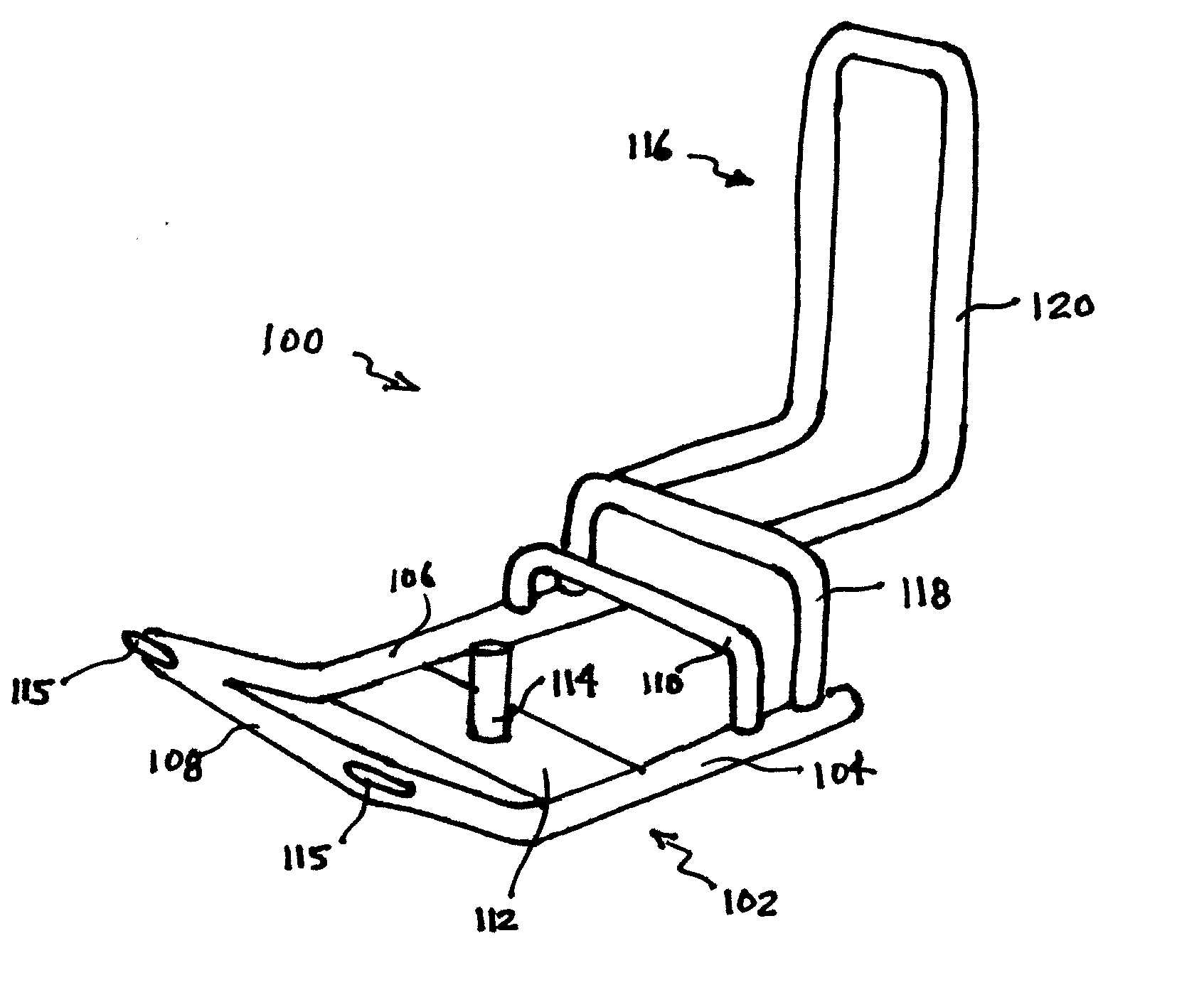 Athletic training sled apparatus