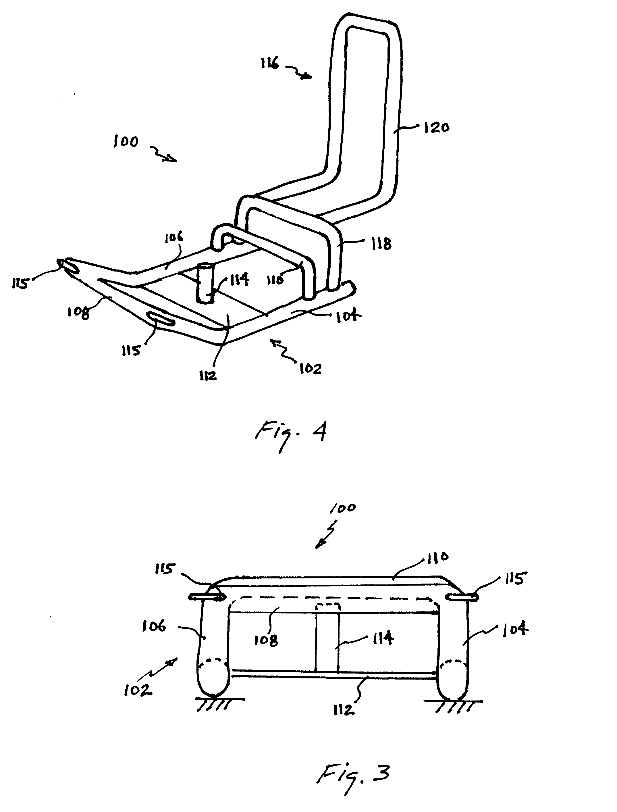 Athletic training sled apparatus