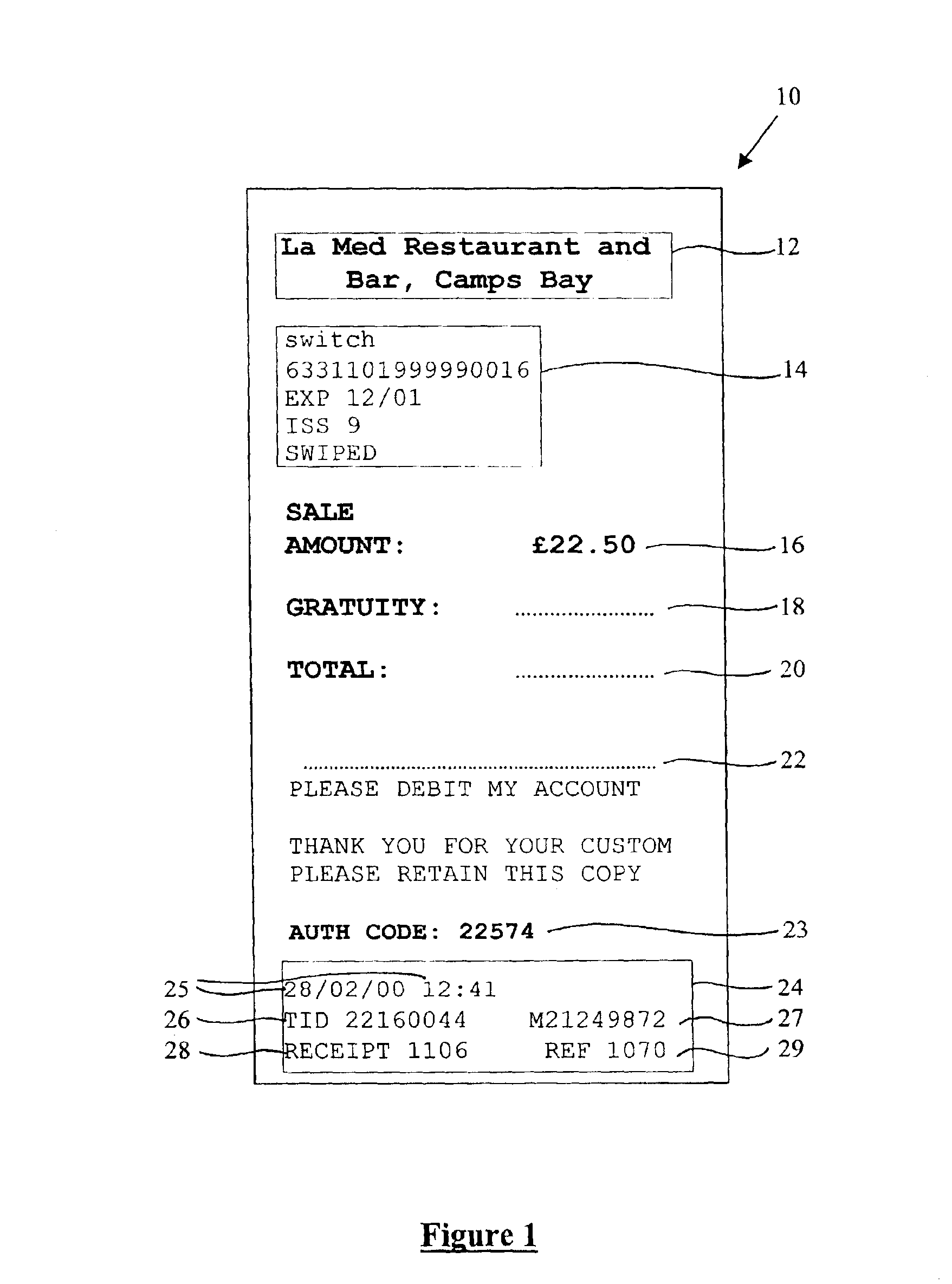 System and method for the security of payment transactions