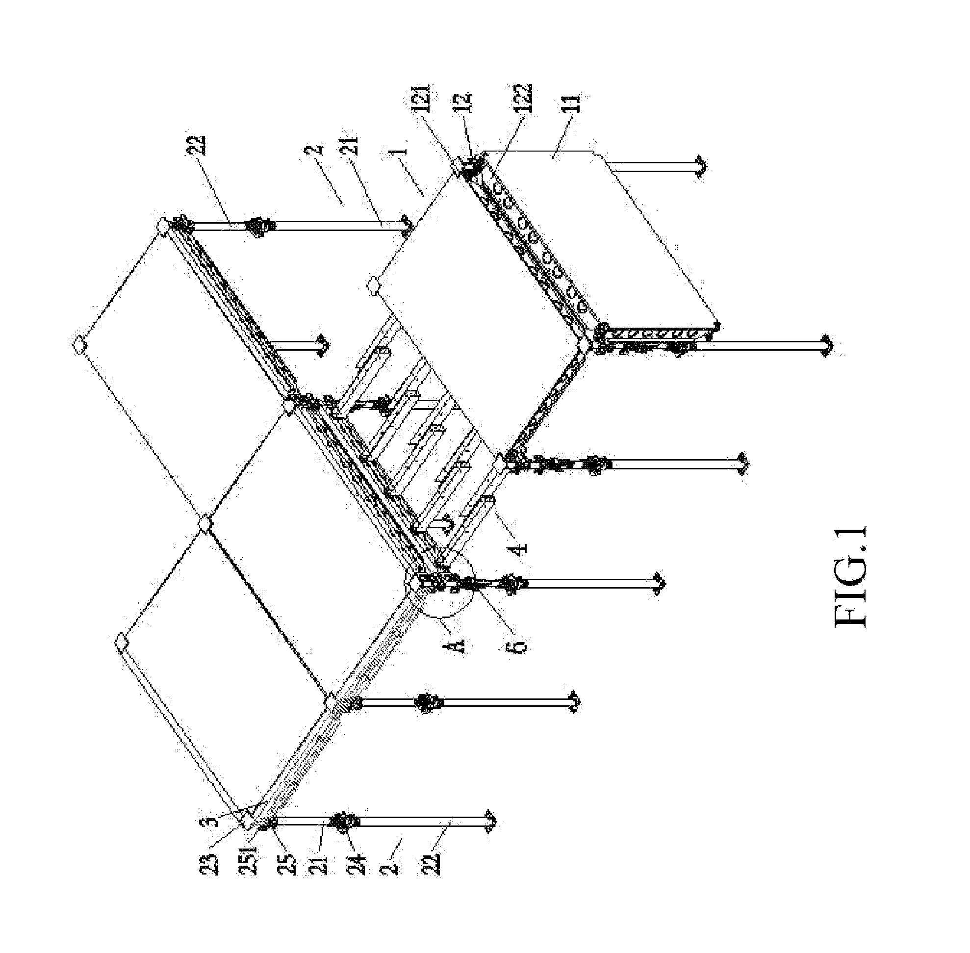 Early-removal formwork system for concreting of constructions comprising beams, plates and columns