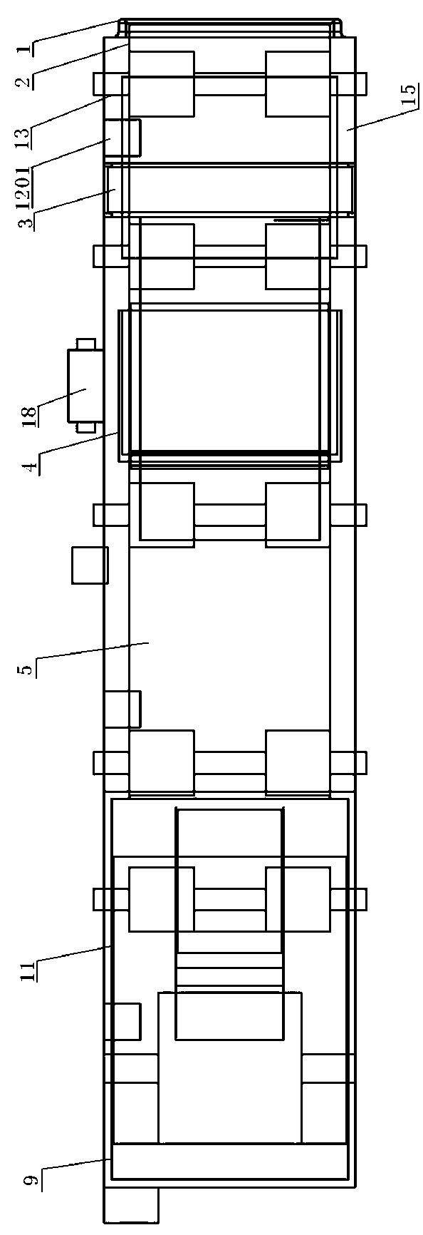 Car-distributing module of real-name integrated circuit (IC) card