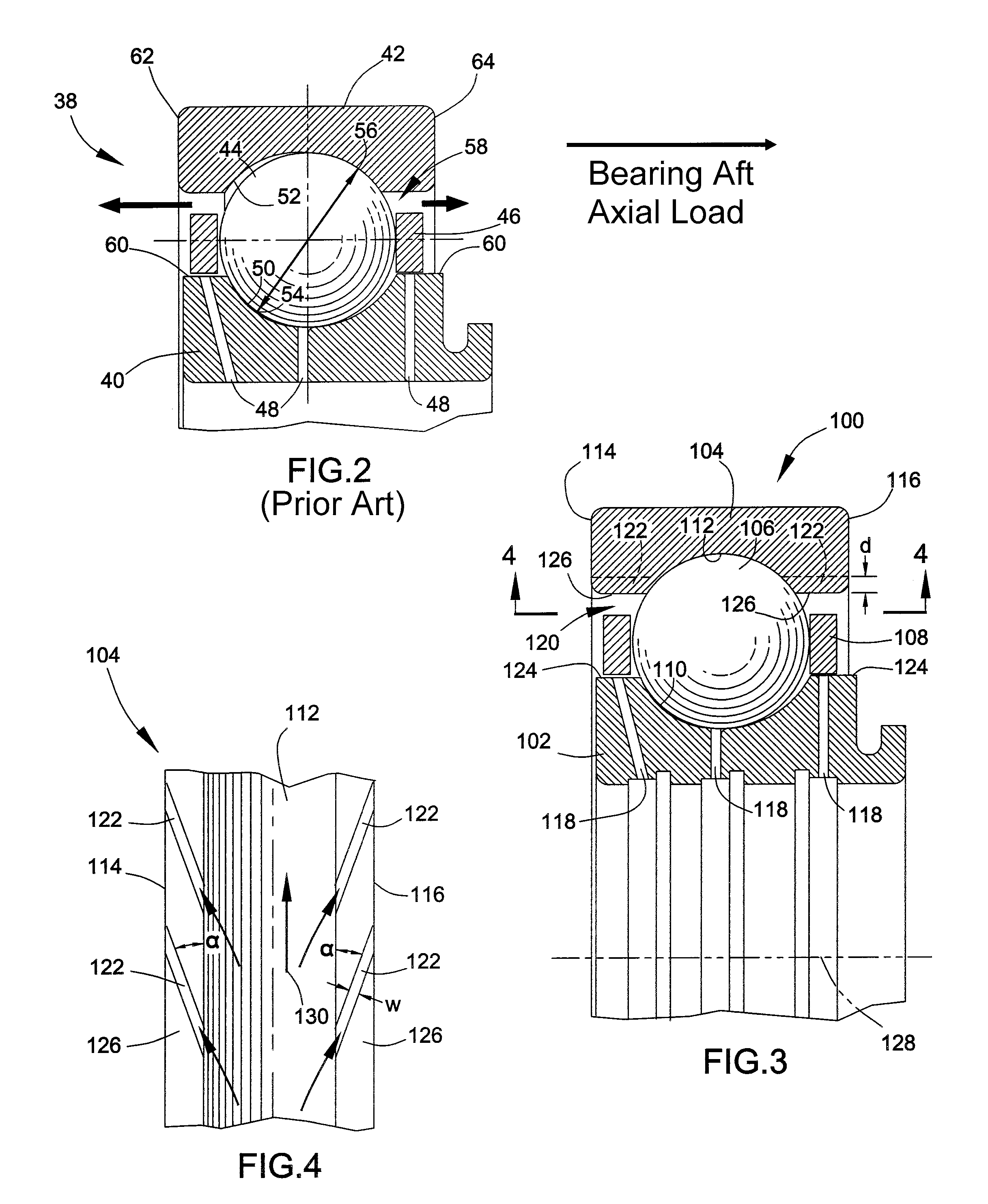 Dynamically-lubricated bearing and method of dynamically lubricating a bearing