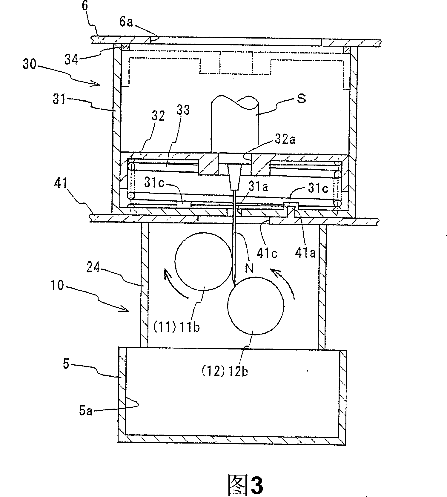 Device for fusing injection needle