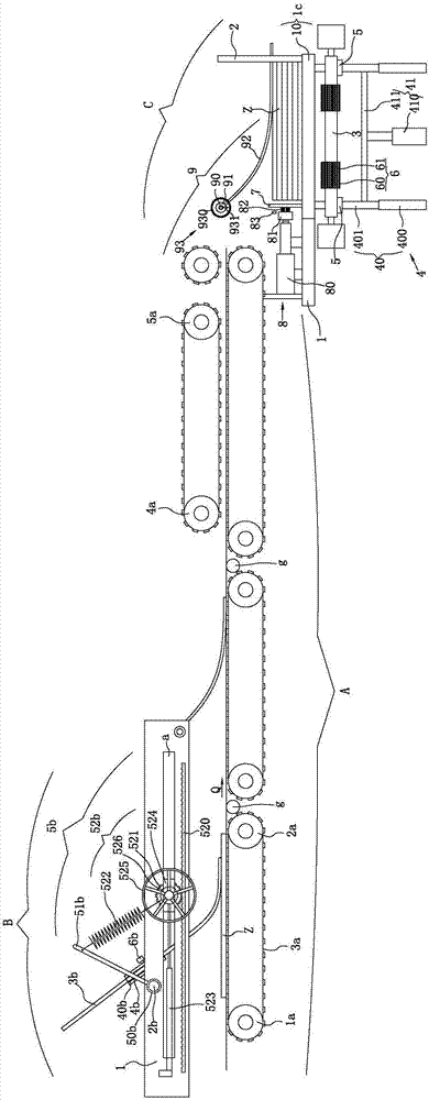 Paperboard collecting machine