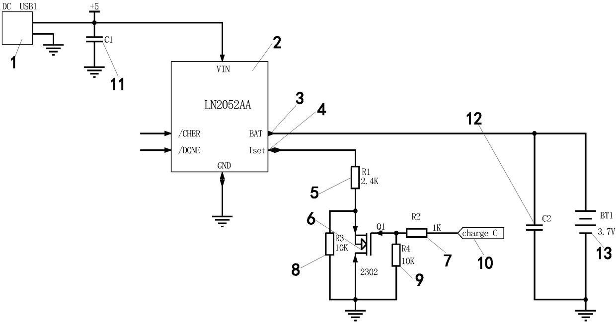 A power supply system suitable for mobile lighting equipment and its realization method