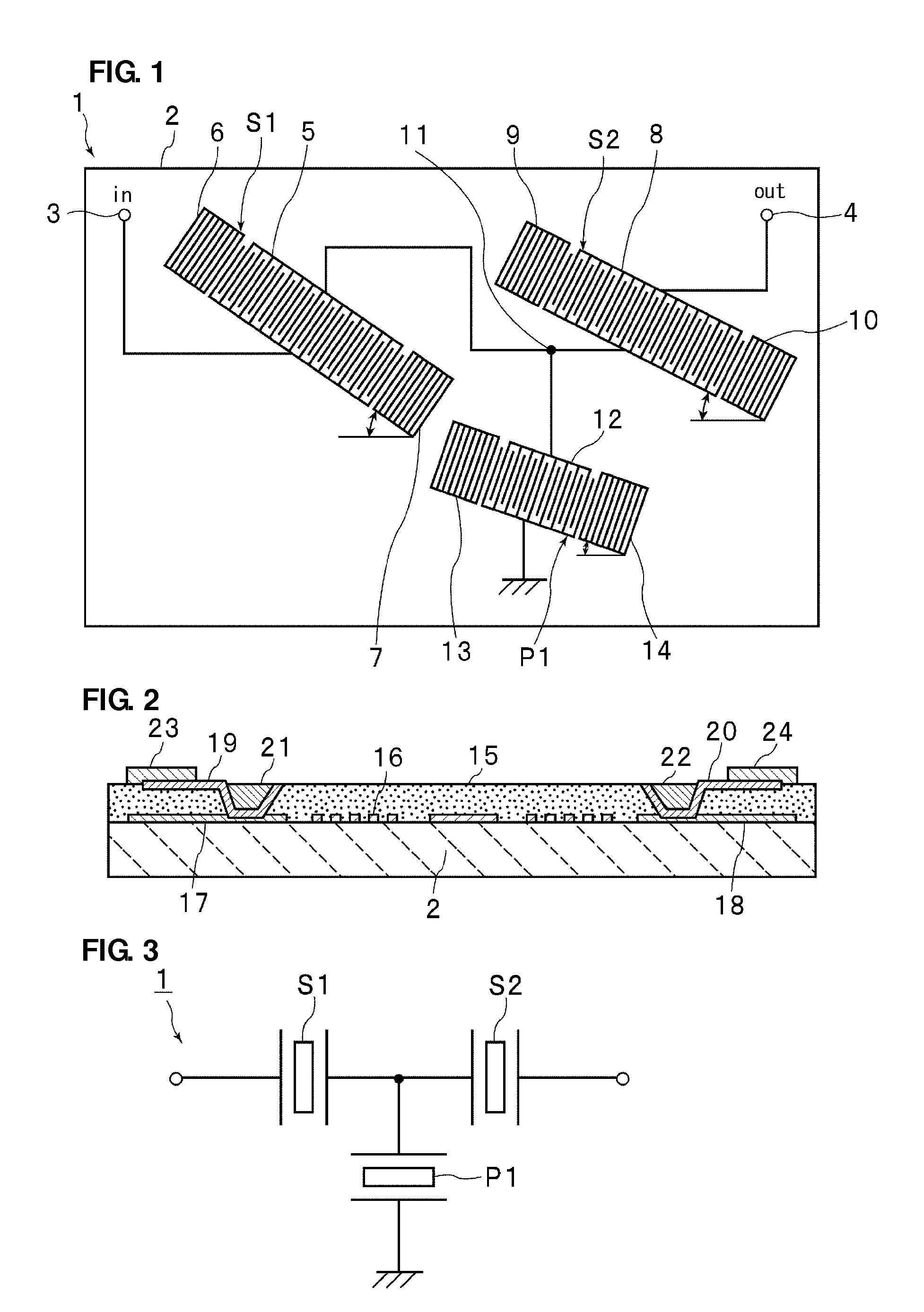 Acoustic wave filter device