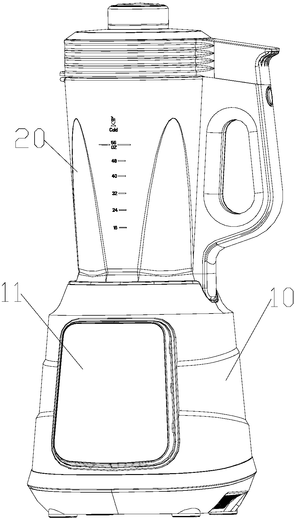 Food processer and interface display control method of food processer