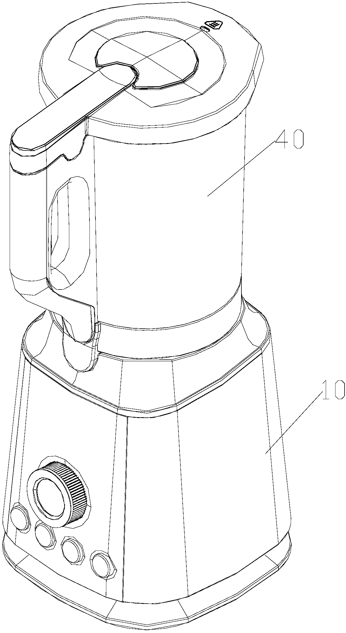 Food processer and interface display control method of food processer