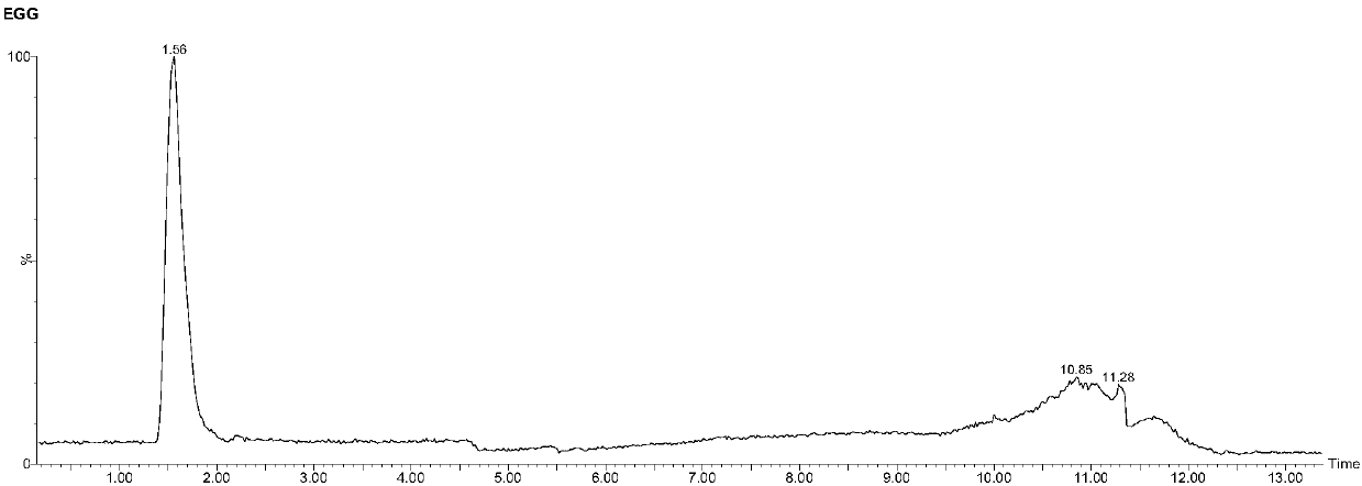 Calcium-containing compound separated from vinegar egg liquid, and application thereof