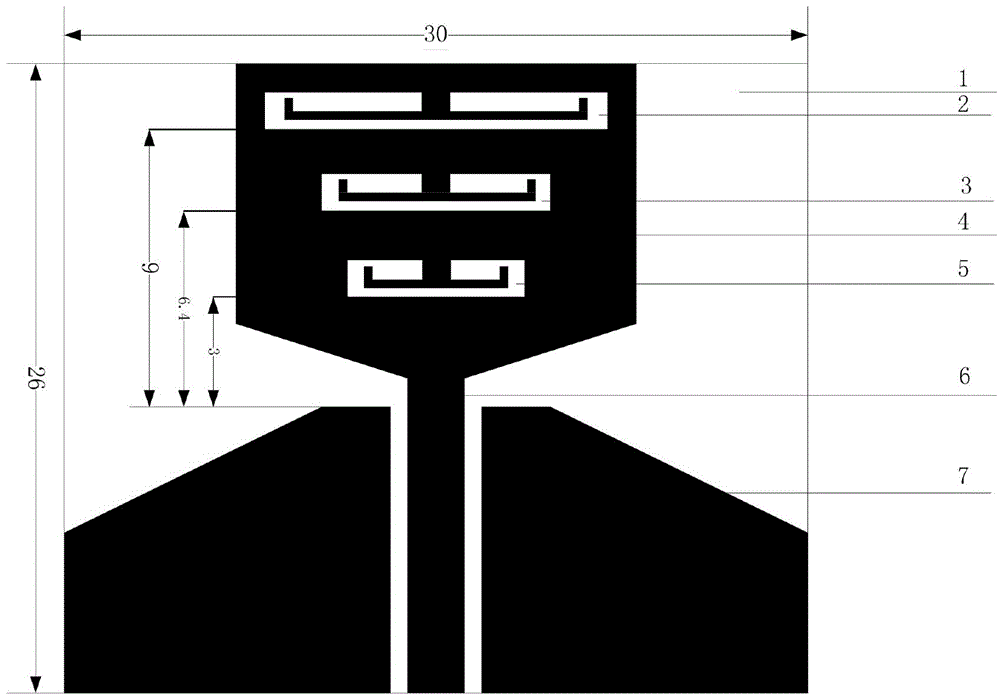 Novel tri-wave trapping UWB (Ultra Wide Band) antenna