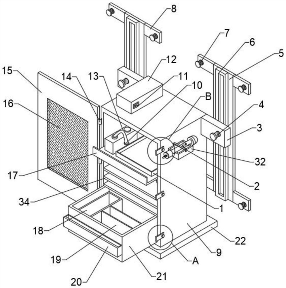 Emergency safety device for large smart city industrial building elevator