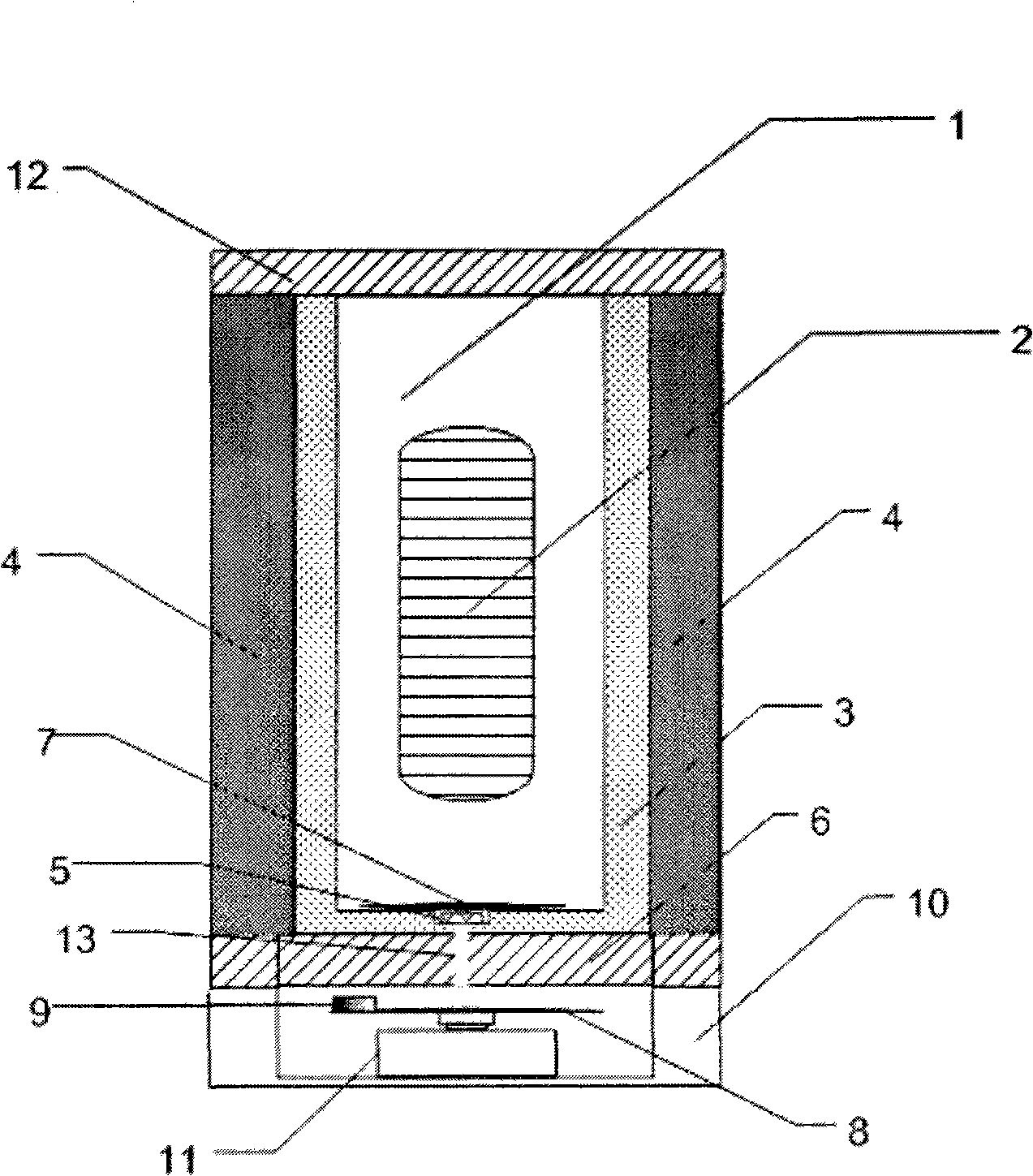 Quick changeable temperature small-sized constant temperature sample pool