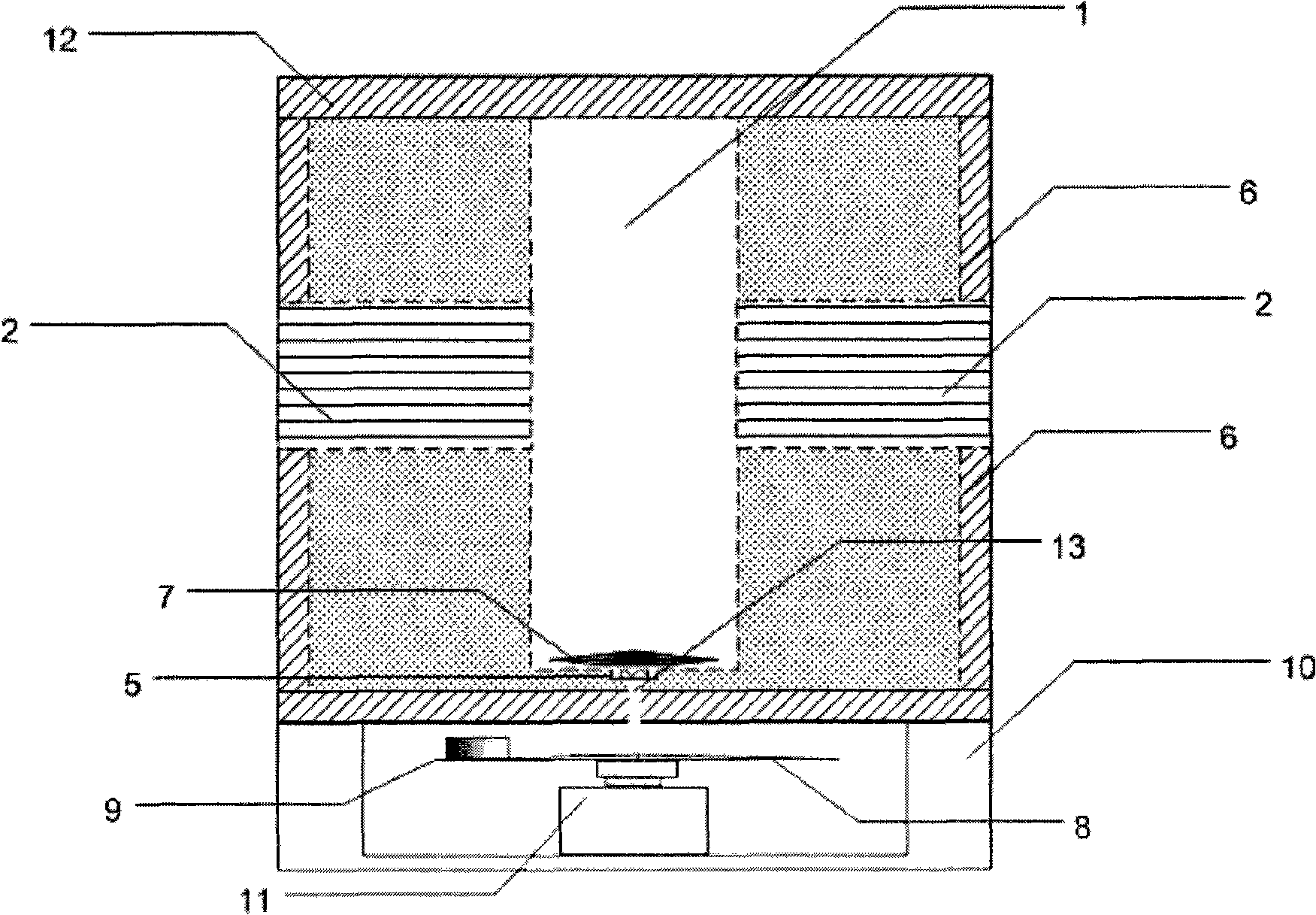 Quick changeable temperature small-sized constant temperature sample pool