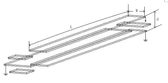 Miniature C-band band-pass filter with low insertion loss and excellent high-order harmonic suppression