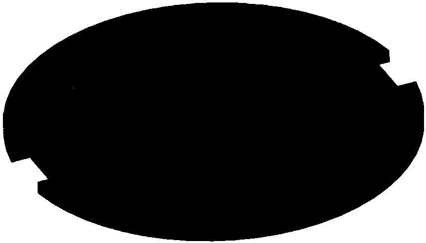 Method for batch preparation of uniform density carbon/carbon composite flat by using limited domain reactor