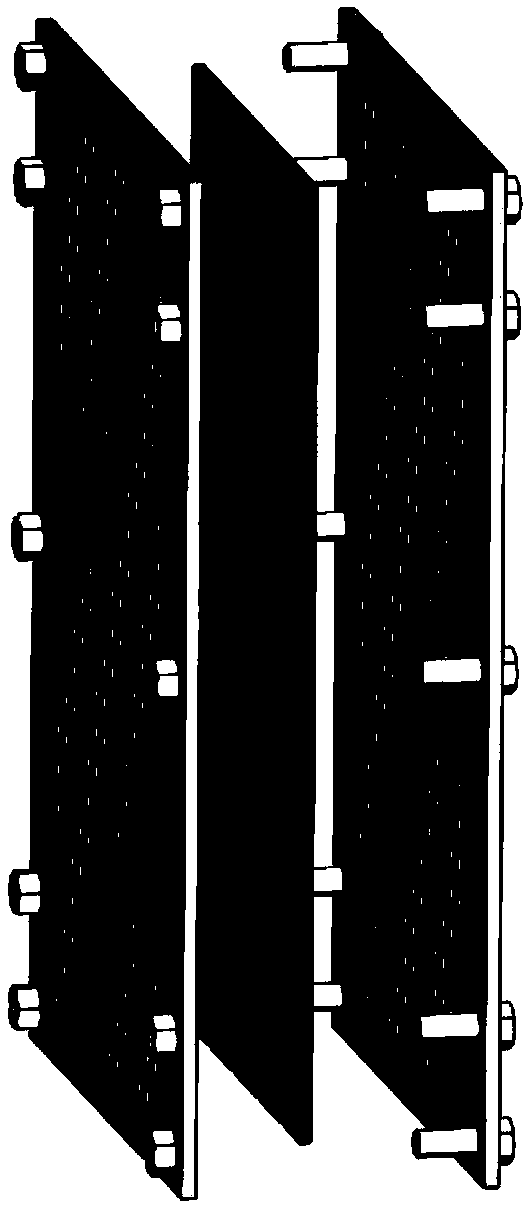 Method for batch preparation of uniform density carbon/carbon composite flat by using limited domain reactor