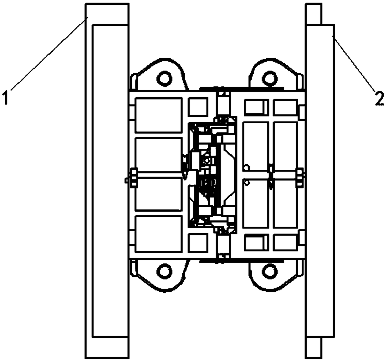 Die forming process for automobile frame longitudinal girders