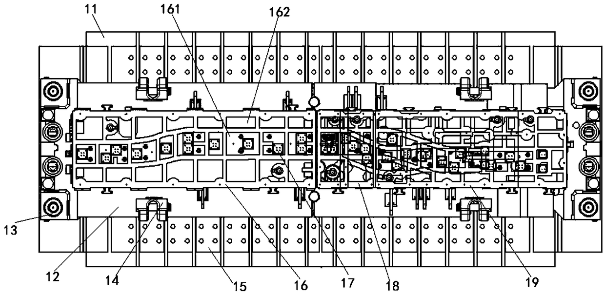 Die forming process for automobile frame longitudinal girders