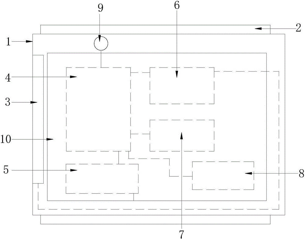 Operation and display device for intelligent home