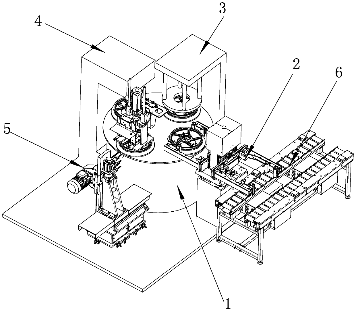 Intelligent processing system for aluminum alloy hub reshaping, base surface turning and valve hole punching