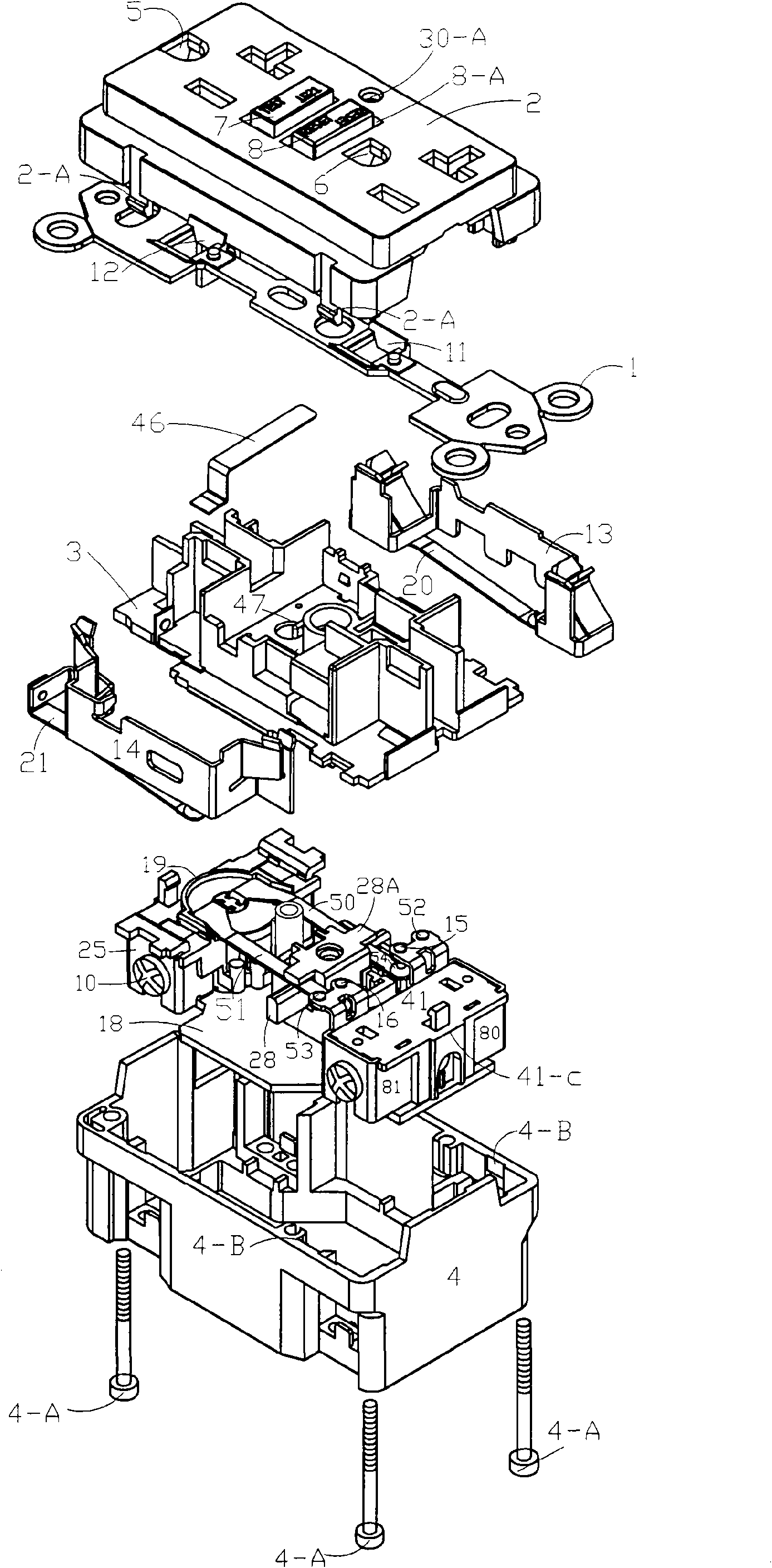 Novel earth leakage protection socket