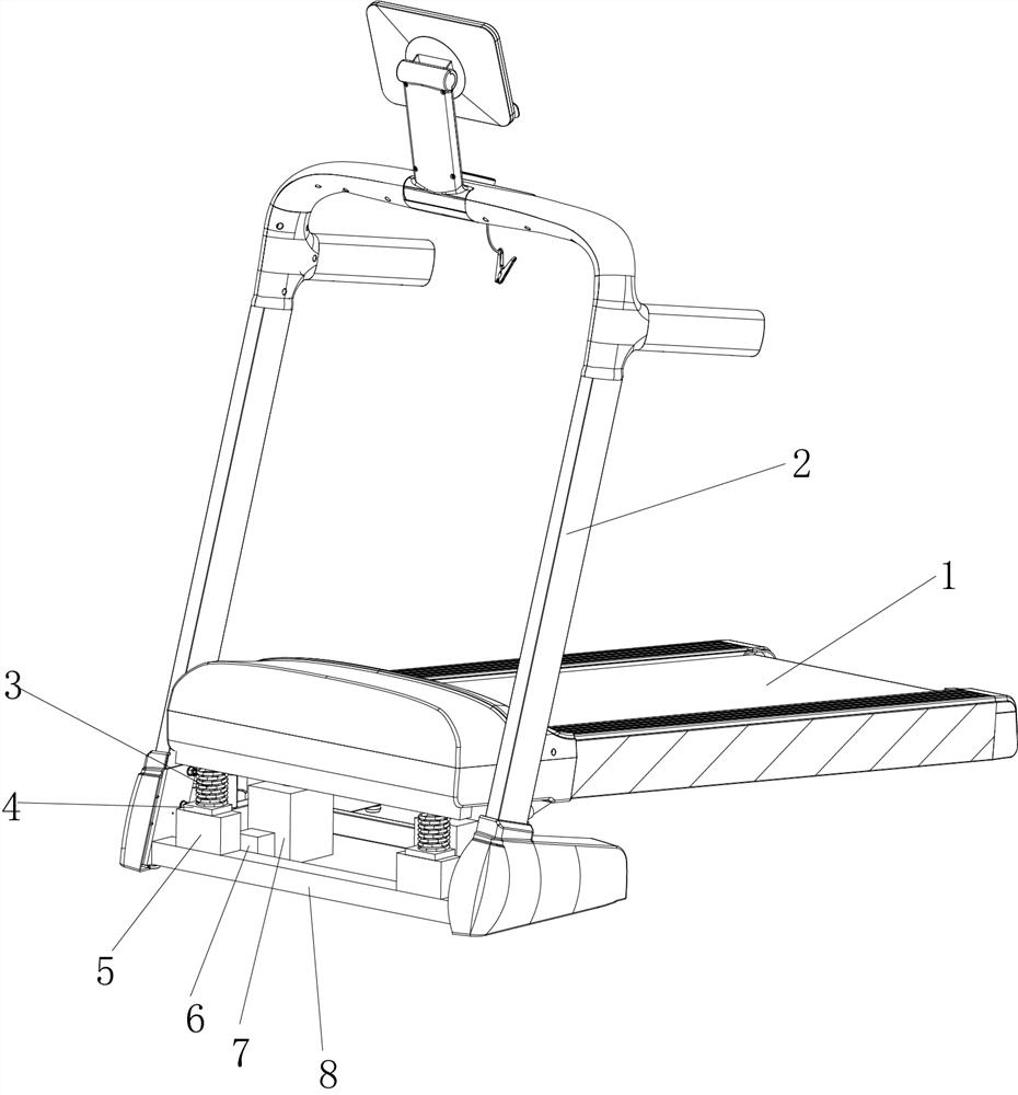 Functional treadmill and use method thereof