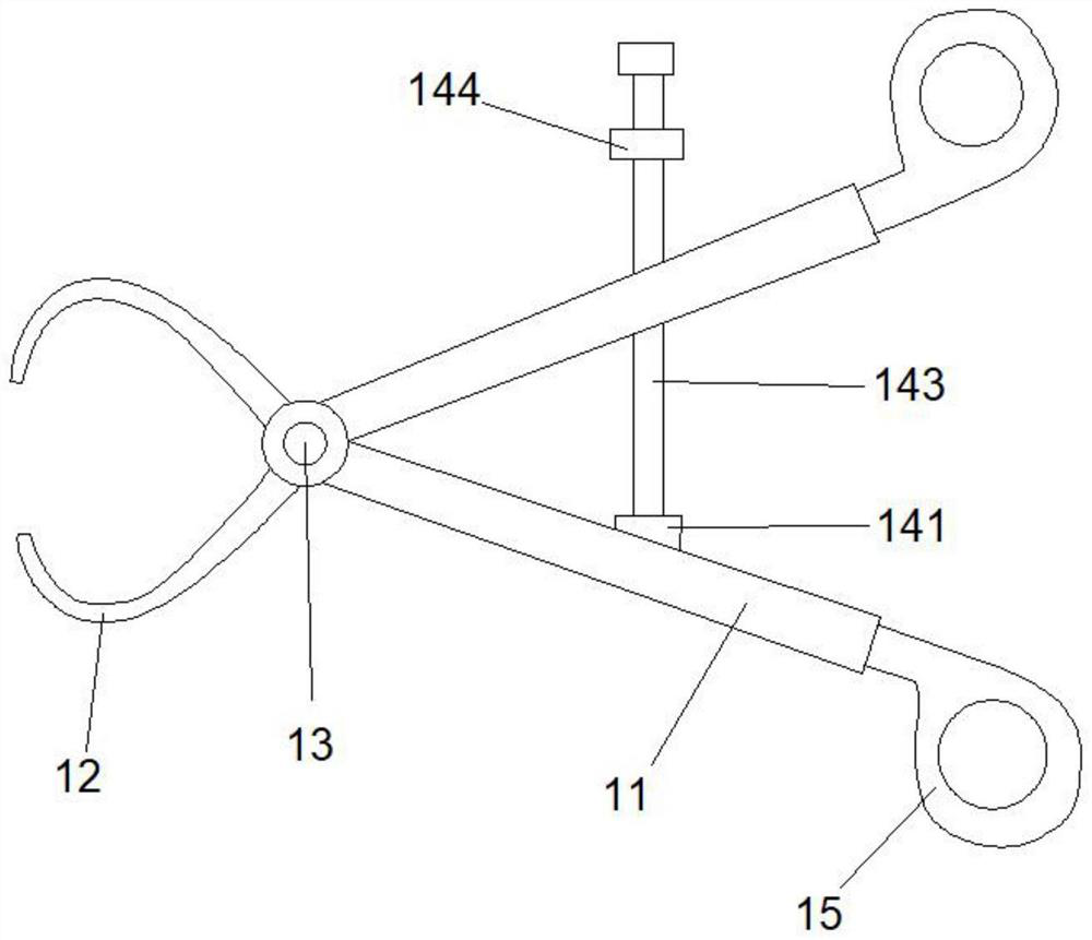 Noninvasive adjustable extrusion type skin expansion device for symphysodactylia of children