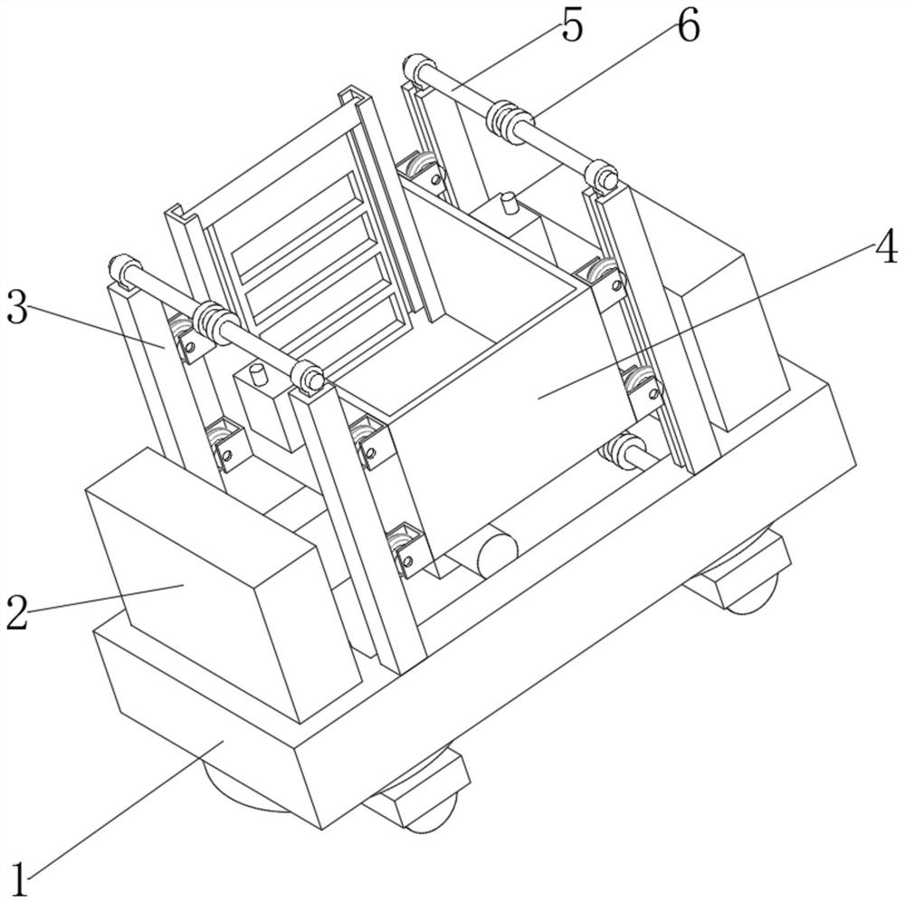 Movable lifting stair special for stainless steel tank machining