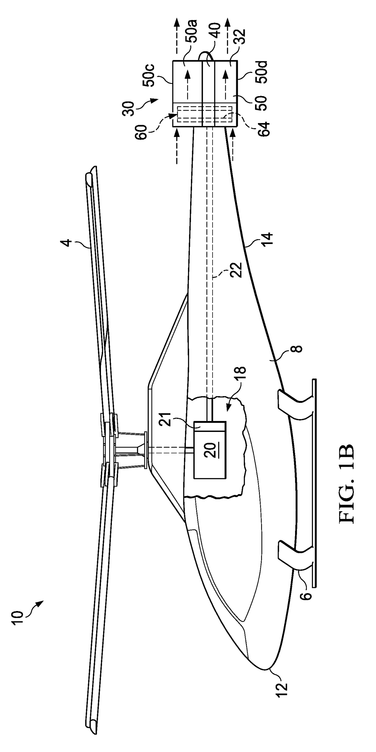 Aircraft tail with cross-flow fan systems