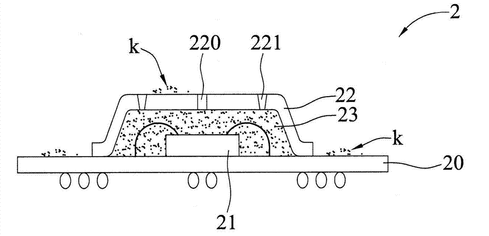 Semiconductor packaging structure and heat dissipation member thereof