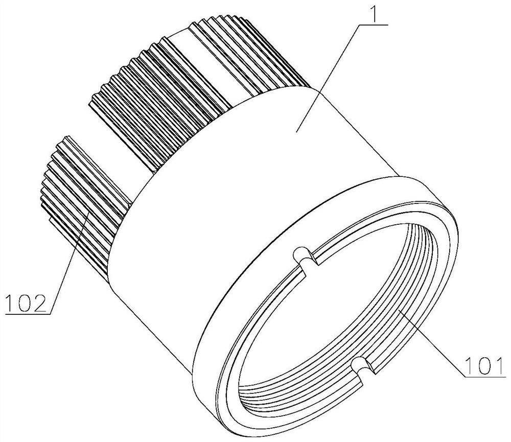 Powder metallurgy gear hub forming die