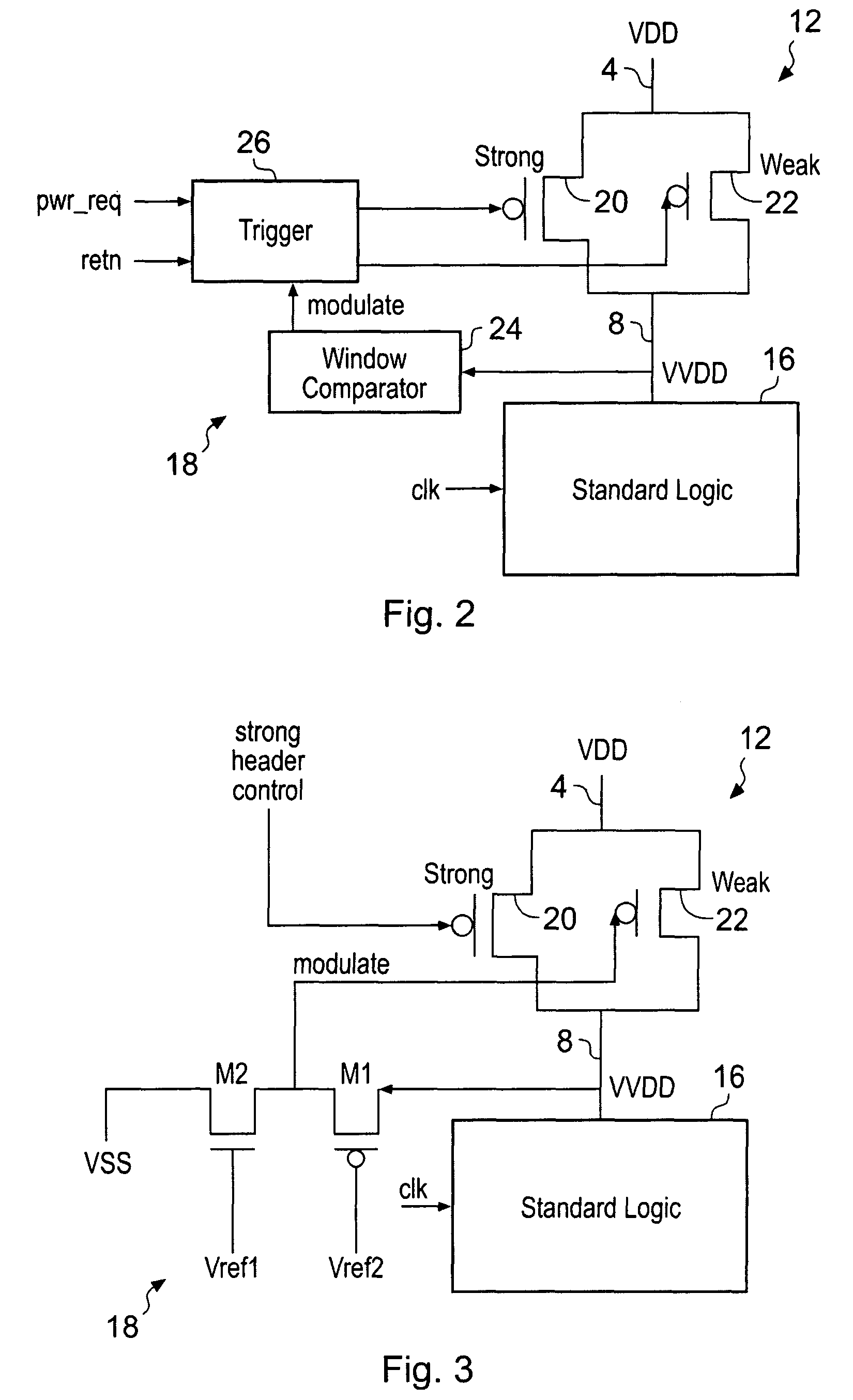 Virtual power rail modulation within an integrated circuit