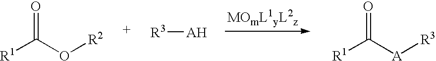 Nucleophilic Acyl Substitutions of Acids or Esters Catalyzed by Oxometallic Complexes, and the Applications in Fabricating Biodiesel