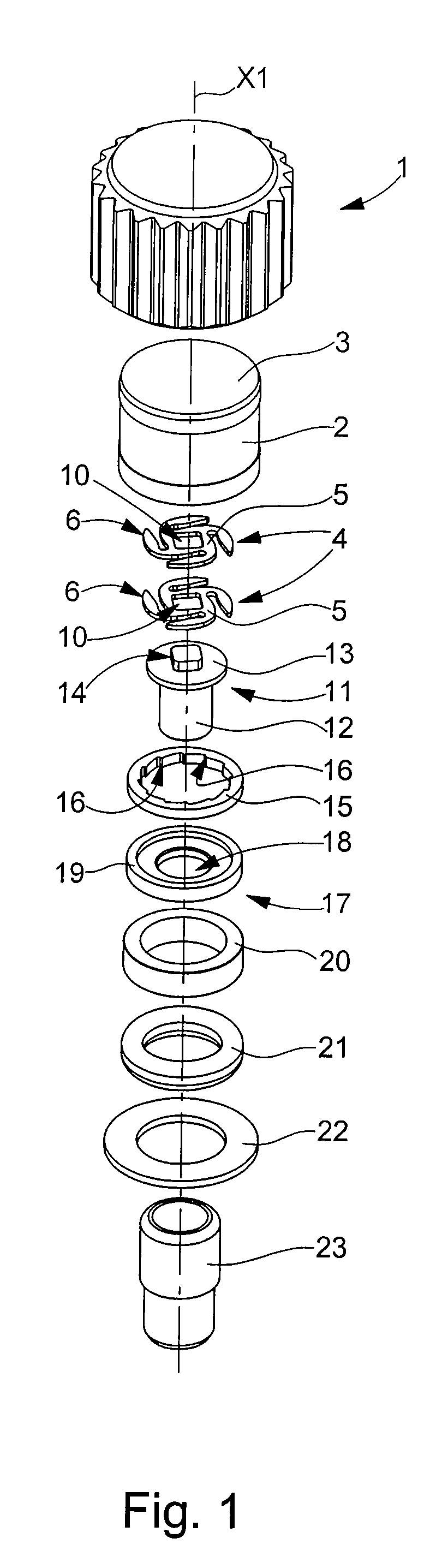 Crown for Timepiece With Disconnecting Gear Device