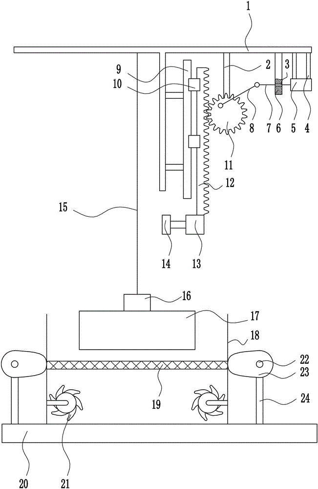 Geological survey ore crushing device