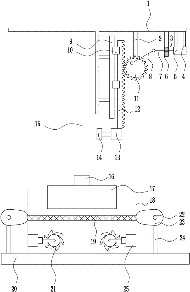 Geological survey ore crushing device